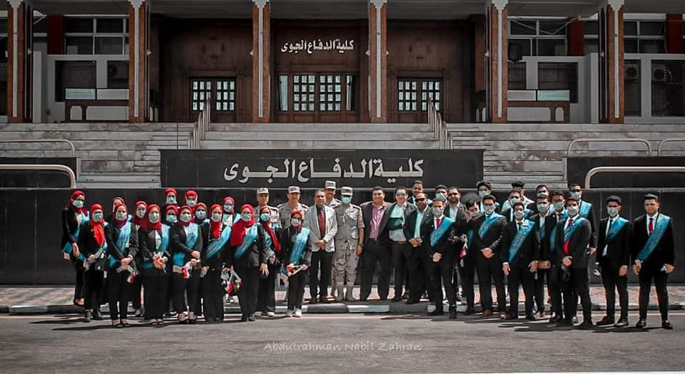 زيارة طلاب جامعة المنصوره لكلية الدفاع الجوى بالاسكندرية 