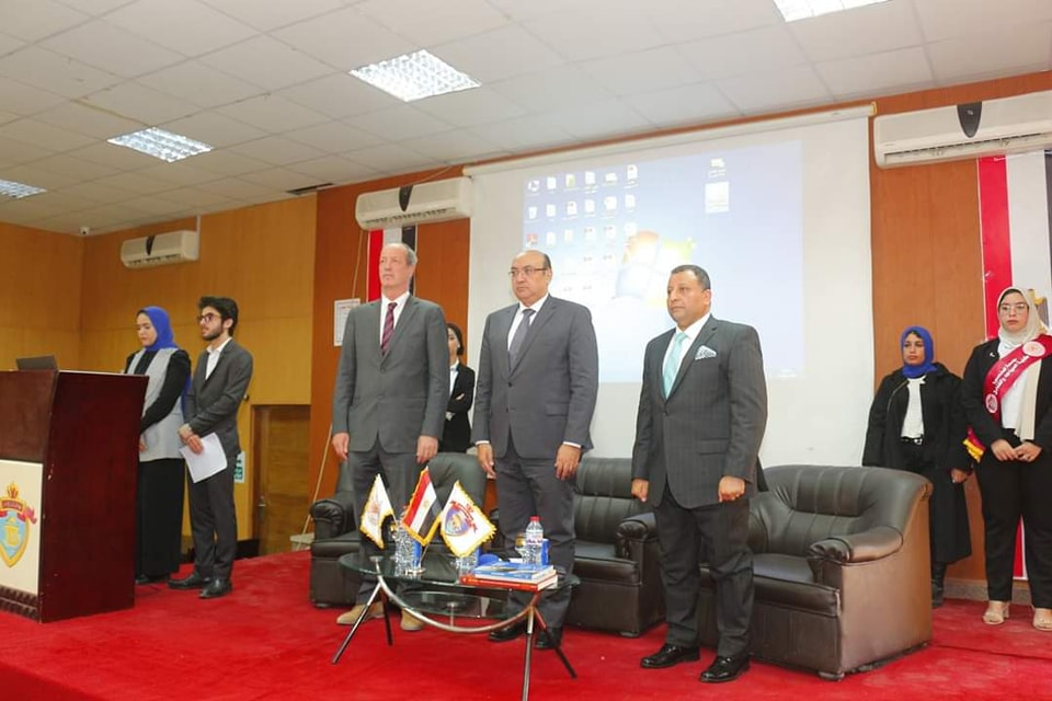 A symposium on modern archaeological discoveries and Egyptian-German cultural relations for Mansoura University students
