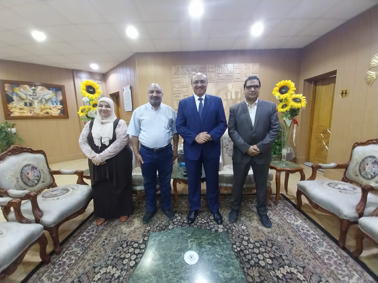وفد المجلس الأعلى للجامعات يتفقد اختبارات القدرات بجامعة المنصورة للعام الجامعى 2025-2026