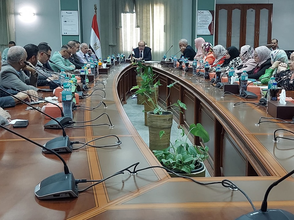 انعقاد مجلس شؤون التعليم والطلاب بجامعة المنصورة الجلسة رقم 512 